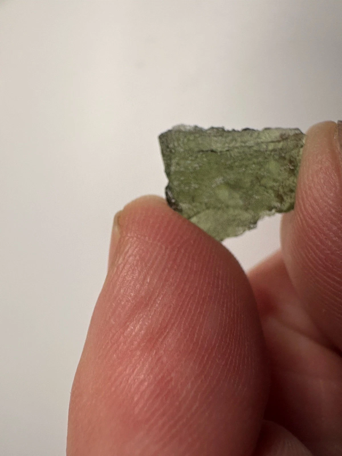 Natural Moldavite Crystal Front